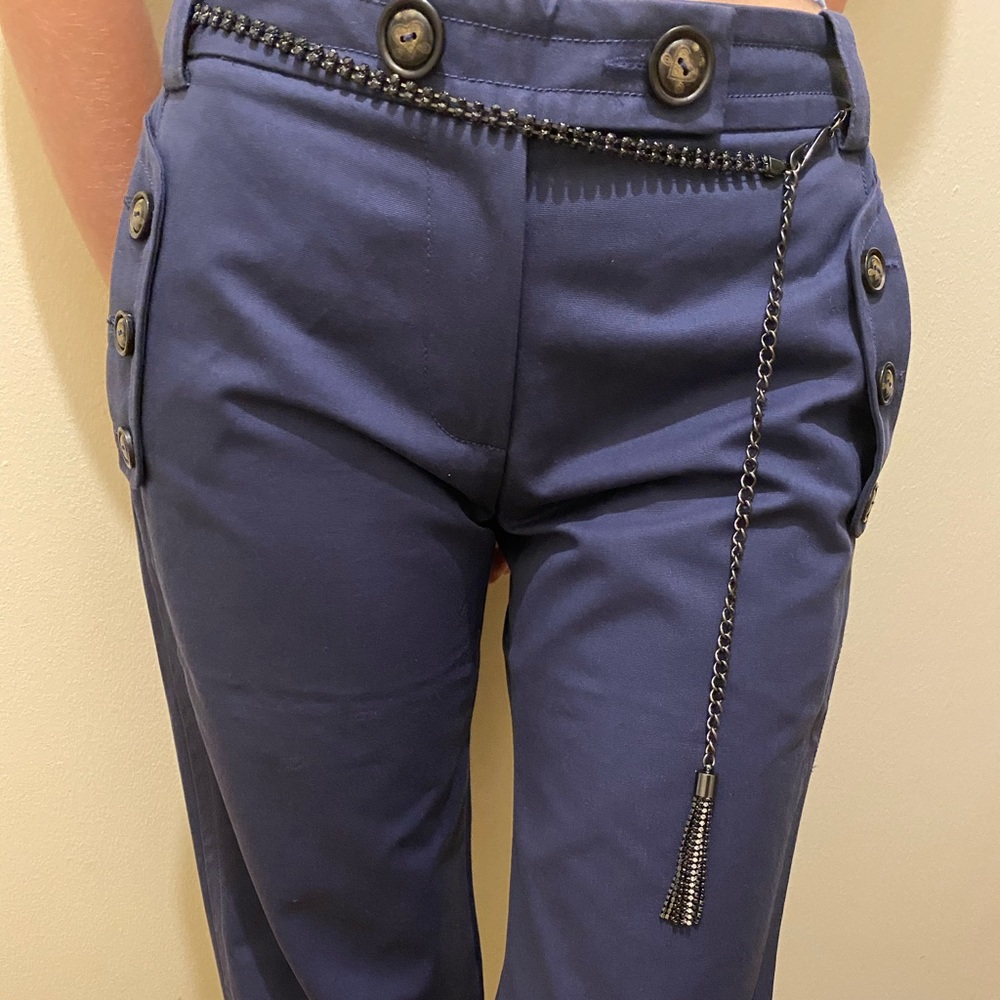 Black Tassel Chain Belt
